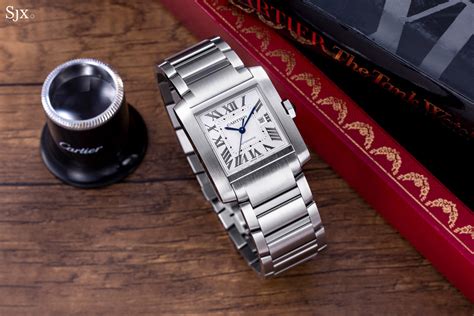 cartier black tank watch|cartier tank française watch.